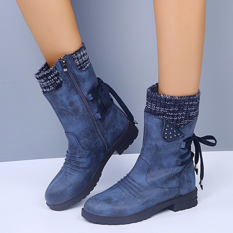 FELICIA | WARM WOOLEN SNOW BOOTS