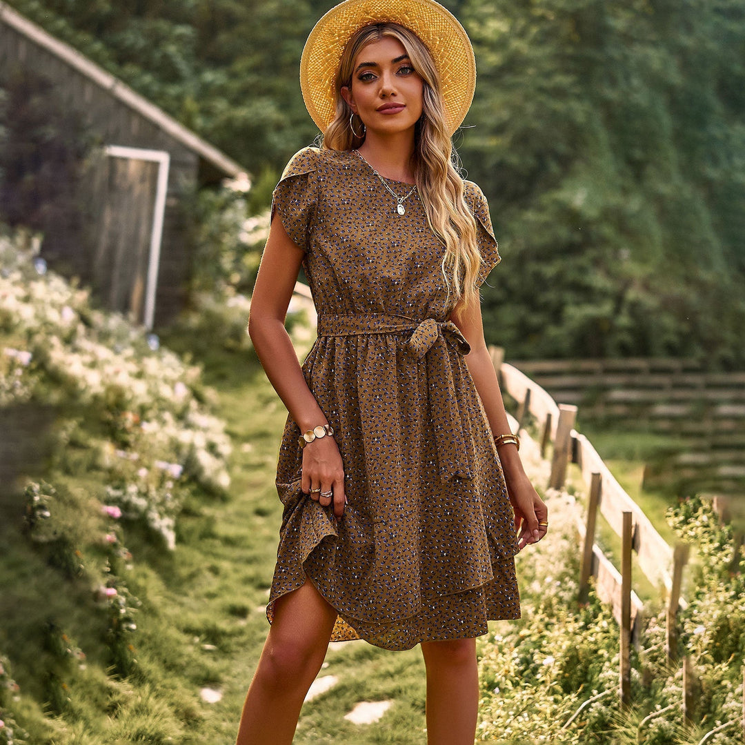 ANNABEL | FASHIONABLE DRESS WITH FLATTERING WAISTBAND