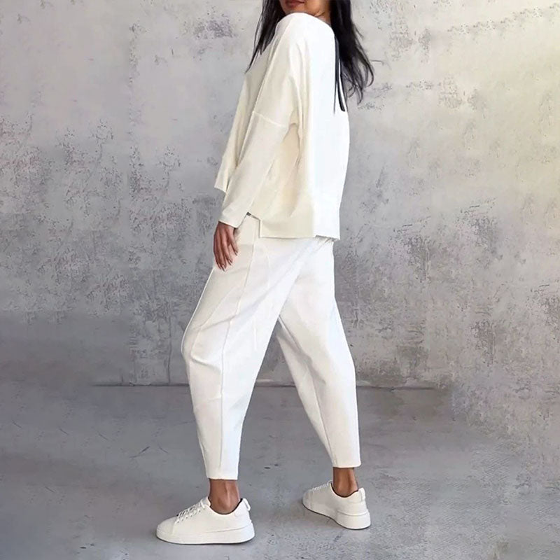 ALISHA | LONG-SLEEVE TOP & PANTS